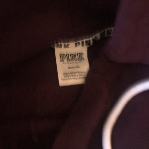 VSPINK MAROON COWL NECK SWEATER SZ M - Picture 2 of 2